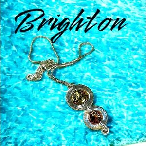 Brighton collectibles necklace Spin Master 3 toned silver gold